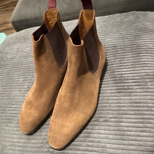 Ted baker tan suede - suede, chelsea